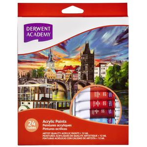 Derwent Academy Acrylic Paints 24 Pack