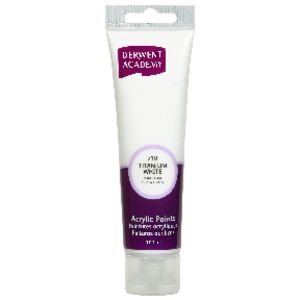 Derwent Academy Acrylic Paint Titanium White 100mL