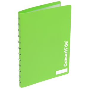 ColourHide Display Book A4 20 Pocket Refillable Heavy Green
