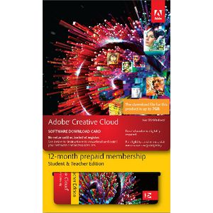 Adobe Creative Cloud Education Edition 12 Month Download
