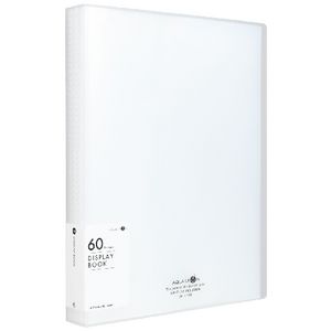 Aqua Drops A4 Display Book 60 Pocket Fixed Clear