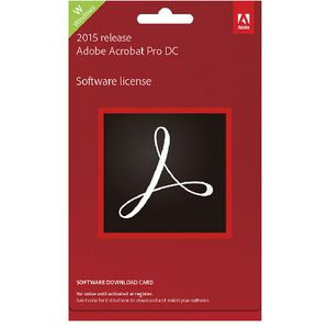 Adobe Acrobat Professional DC Commercial Edition PC Card