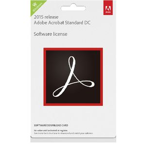 Adobe Acrobat Standard DC Commercial PC Edition Card