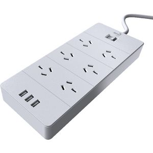 Aerocool 6 Outlet and 3 USB Port Power Board