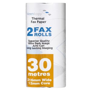 Kleen Kopy Thermal Fax Paper 2 Pack
