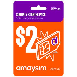 Amaysim $2 Multi Fit SIM