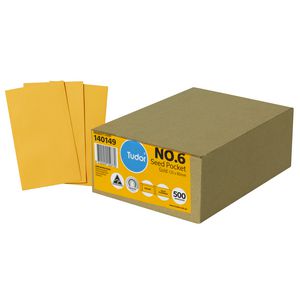 Tudor No. 6 Envelope 135 x 80mm Gold