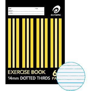 Olympic Dotted Thirds Exercise Book 14mm