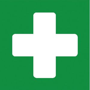 Apli First Aid Self Adhesive Sign