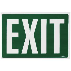 Green Exit Sign 203 x 305mm