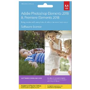 Adobe Photoshop and Premiere Elements 2018 Education Download