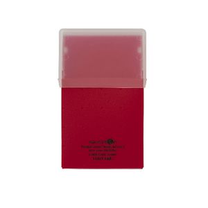 Aqua Drops Business Card Holder 50 Capacity Red
