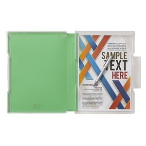 Aqua Drops Slim Document Case A4 Lime