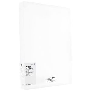 Aqua Drops Slim Document Case A4 Clear