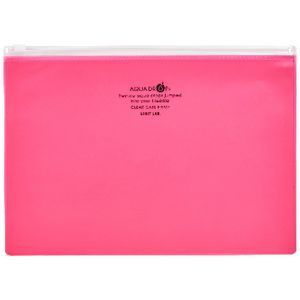 Aqua Drops Zip Open Document Wallet A5 Red