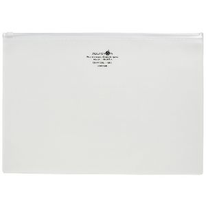 Aqua Drops Zip Open Document Wallet A3 Clear