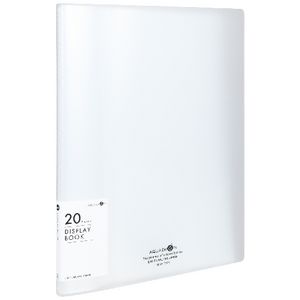 Aqua Drops A4 Display Book 20 Pocket Fixed Clear