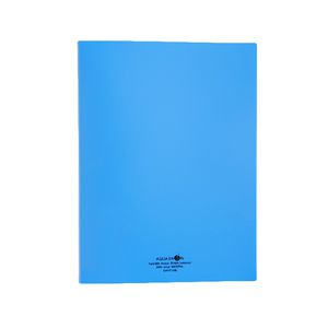 Aqua Drops A4 Display Book 40 Pocket Fixed Blue