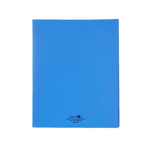 Aqua Drops Display Book A4 30 Pocket Refillable Blue