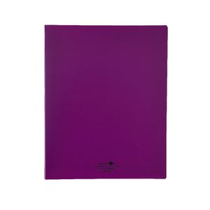 Aqua Drops Display Book A4 30 Pocket Refillable Purple