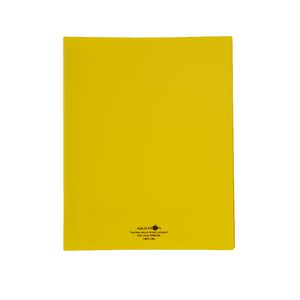 Aqua Drops Display Book A4 30 Pocket Refillable Yellow