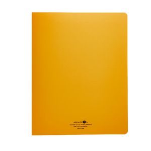 Aqua Drops A4 Punchless File Orange