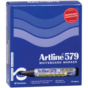 Artline 579 Whiteboard Markers Assorted 12 Pack