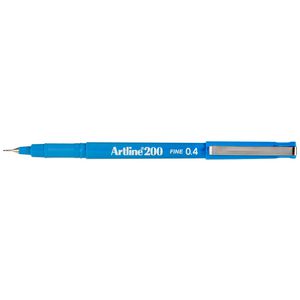 Artline 200 Fineliner Pen Sky Blue