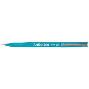 Artline 200 Fineliner Pen Turquoise