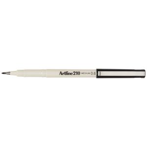 Artline 210 Fineliner 0.6mm Black