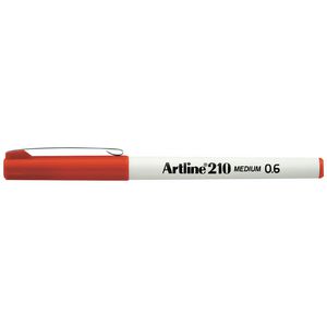 Artline 210 0.6mm Fineliner Dark Red