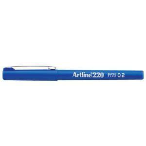 Artline 220 Fineliner Pen 0.2mm Blue