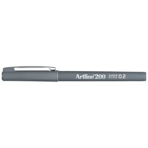 Artline 220 Fineliner 0.2mm Grey