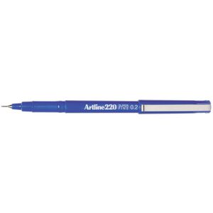 Artline 220 0.2mm Fineliner Blue