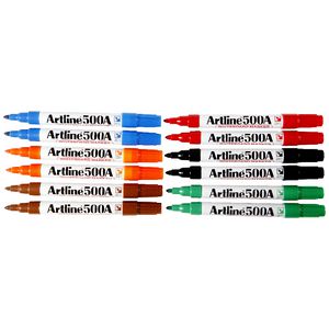 Artline 500A Whiteboard Marker Assorted 12 Pack