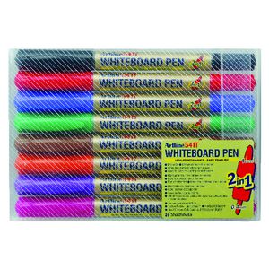 Artline 541T Dual Nib Whiteboard Marker Assorted 8 Pack