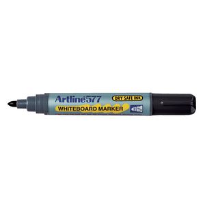 Artline 577 Whiteboard Marker Black 12 Pack
