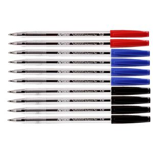 Artline Smoove Ballpoint Pens Assorted Colours 10 Pack