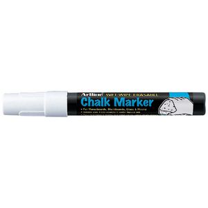Artline Chalk Bullet Marker White