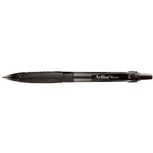 Artline Ikonic Retractable Ballpoint Pen Black 3 Pack