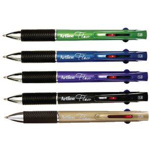 Artline Flow 4 Colour Retractable Ballpoint Pen