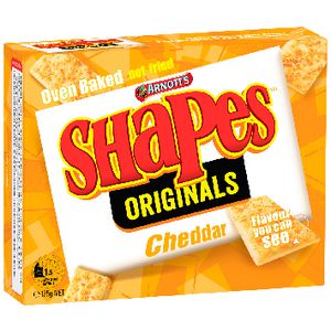Arnott's Shapes Cheddar 175g
