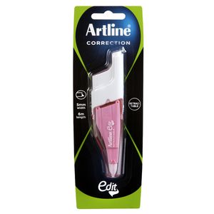 Artline Edit Clix 1061 Correction Tape 5mm x 6m Pink