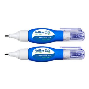 Artline Edit Mini Correction Pens 4mL 2 Pack