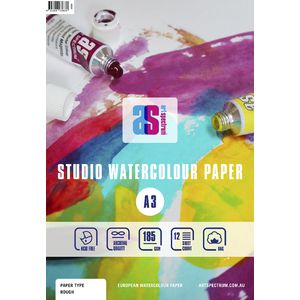 Art Spectrum A3 Watercolour Pad Rough 185gsm 24 Page
