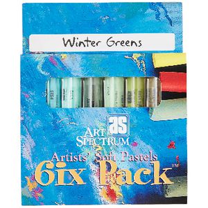 Art Spectrum Pastel Winter Greens 6 Pack