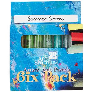 Art Spectrum Pastel Summer Greens 6 Pack