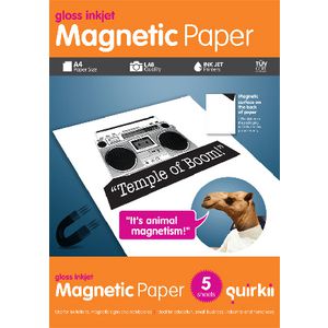 Quirkii A4 Magnetic Paper 5 Sheets