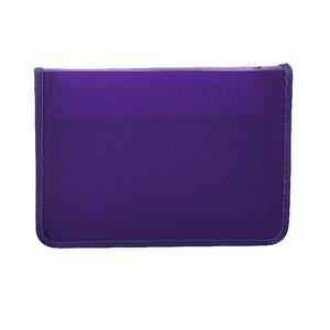 AusInc A4 Zipped Document Folder Purple