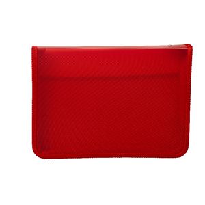 AusInc A4 Zipped Document Folder Red